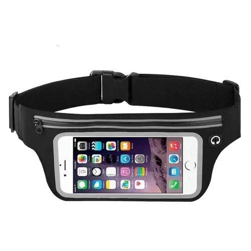 Imagem de Kit 2 Bonés Liso Esportivo Unissex E 1 Pochete Porta Celular Impermeável, Ideal Para Corrida, Caminhada, Ciclismo