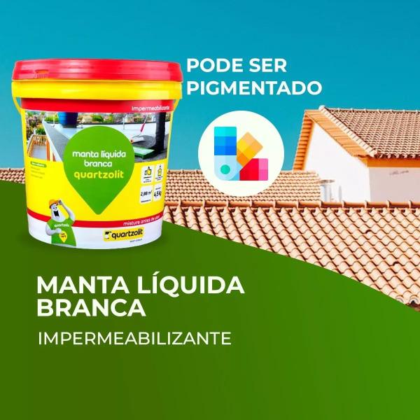 Imagem de Kit 2 Borracha Liquida Quartzolit 4,5kg + trincha