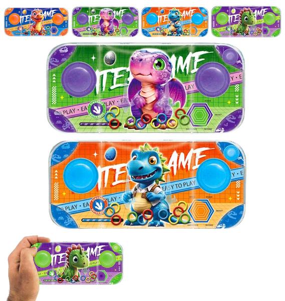 Imagem de Kit 2 Brinquedo Aquaplay Argolinhas Jogo Dinossauro Infantil