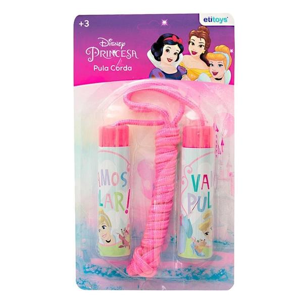 Imagem de Kit 2 Brinquedo Infantil Pula Corda Disney Princesas Frozen