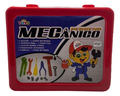 Imagem de Kit 2 Brinquedo Pequeno Mecânico Maleta Ferramentas 16 Peças