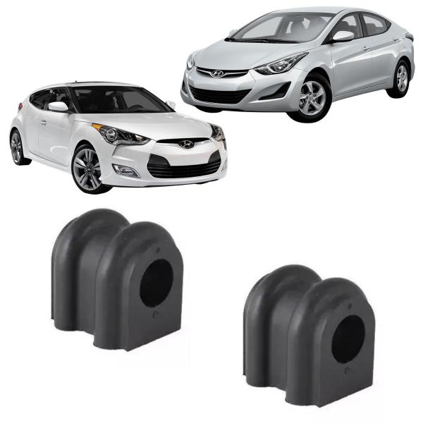 Imagem de Kit 2 Bucha Barra Estabilizadora Dianteira Elantra Veloster