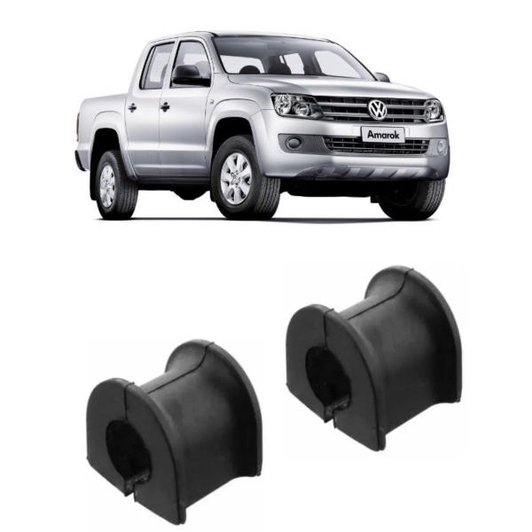 Imagem de Kit 2 Bucha Barra Estabilizadora Dianteira Vw  Amarok 10/...