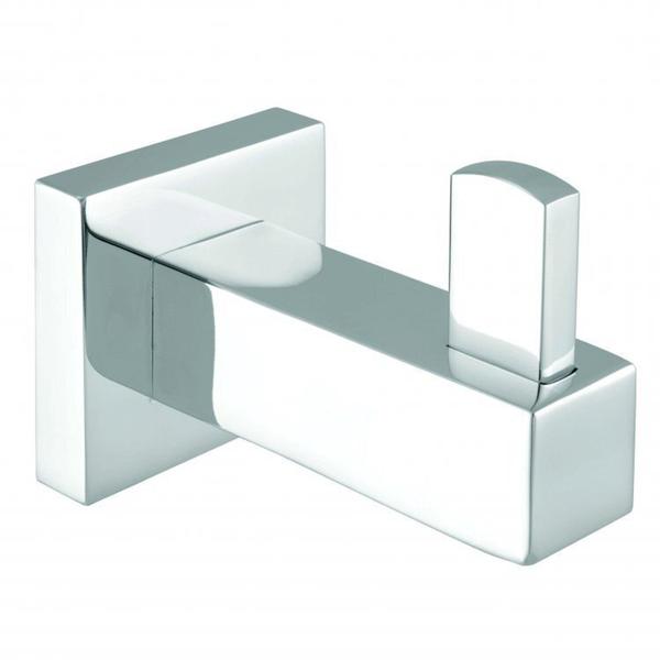 Kit 2 Cabides de Parede 1 Gancho 2040 C34 Meber Metais Cromado Imagem de Kit 2 Cabides de Parede 1 Gancho 2040 C34 Meber Metais Cromado