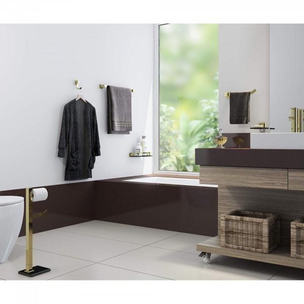 Kit 2 Cabides para Banheiro Go5060 Ducon Metais Gold - Clic Metais Imagem de Kit 2 Cabides para Banheiro Go5060 Ducon Metais Gold