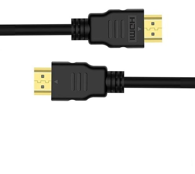 Imagem de Kit 2 Cabo HDMI Gold 5m Metros Ultra HD Full HD 4k Blindado