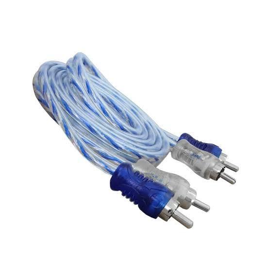 Imagem de Kit 2 cabo Rca 1,5m e 2 cabo Y 2 macho 1 femea espiral crist