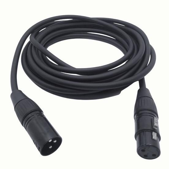 Imagem de Kit 2 Cabo XLR-XLR de 3 metro para Microfone