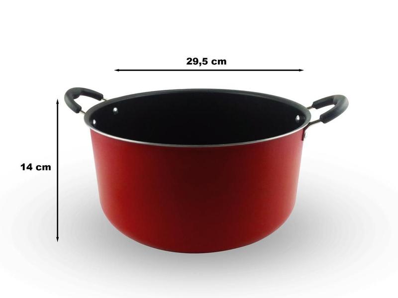 Kit 2 Caçarola Antiaderente Grande Familia Dona Chefa 24 E Imagem de Kit 2 Caçarola Antiaderente Grande Familia Dona Chefa 24 E