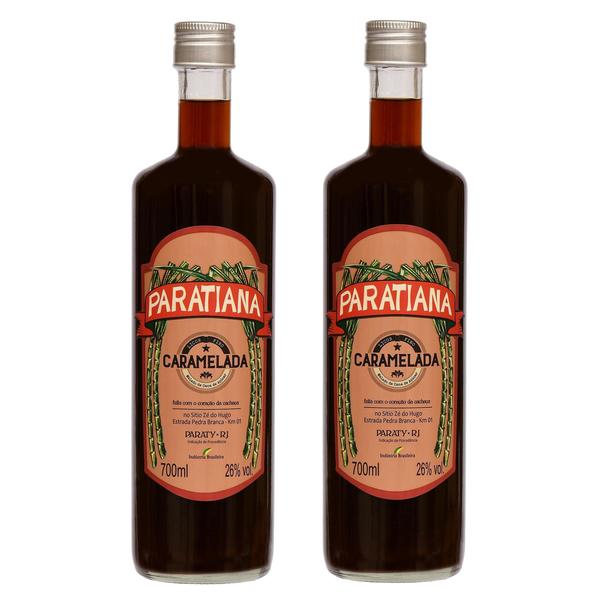 Imagem de Kit 2 Cachaça Caramelada Paratiana 700 Ml