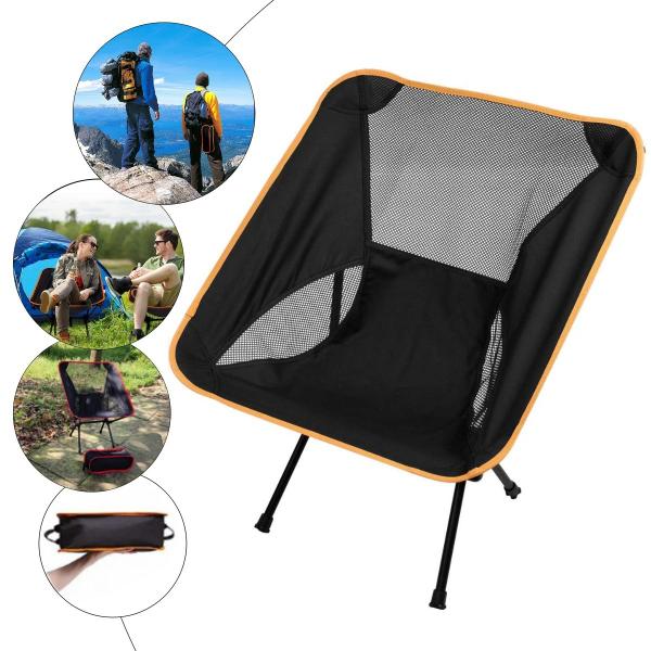 Imagem de Kit 2 Cadeira Portatil Desmontavel 120kg Pesca Camping Praia