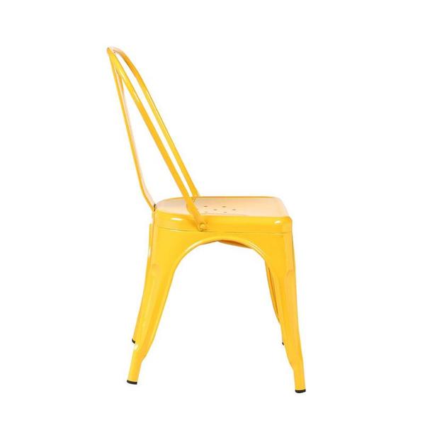 Imagem de Kit 2 Cadeiras Berlim Amarelo Aço 85x44x50cm Fratini