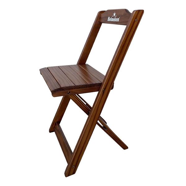 Imagem de Kit 2 Cadeiras Dobráveis Madeira Personalizada Hei Imbuia - Tarimatã