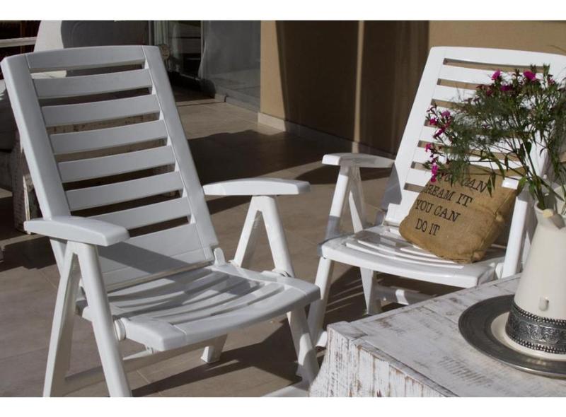 Imagem de Kit 2 Cadeiras Ipanema Praia E Piscina Reclináveis Plásticas