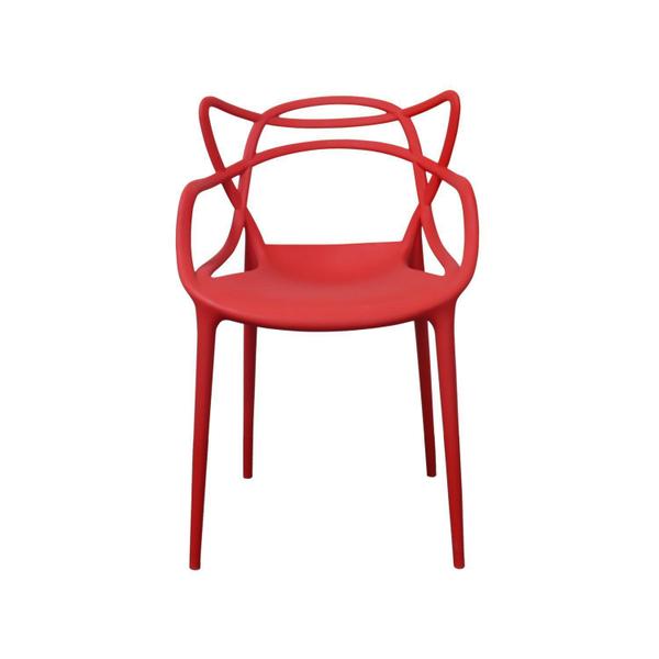 Imagem de Kit 2 Cadeiras Polipropileno Alegra Espresso Móveis