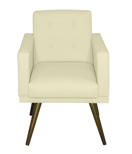 Imagem de Kit 2 Cadeiras Poltronas Lia Para Recepção Pés Palito - Suede - Sv Decor