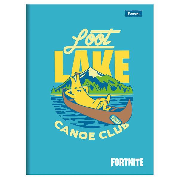 Imagem de Kit 2 Caderno Brochurão + 1 Desenho Fortnite 2022 - Foroni