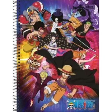 Imagem de Kit 2 Caderno Espiral Universitário One Piece 80 Fls - Tilibra