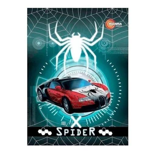 Imagem de Kit 2 Cadernos Brochurao Capa Dura Spider X 96 Folhas Máxima