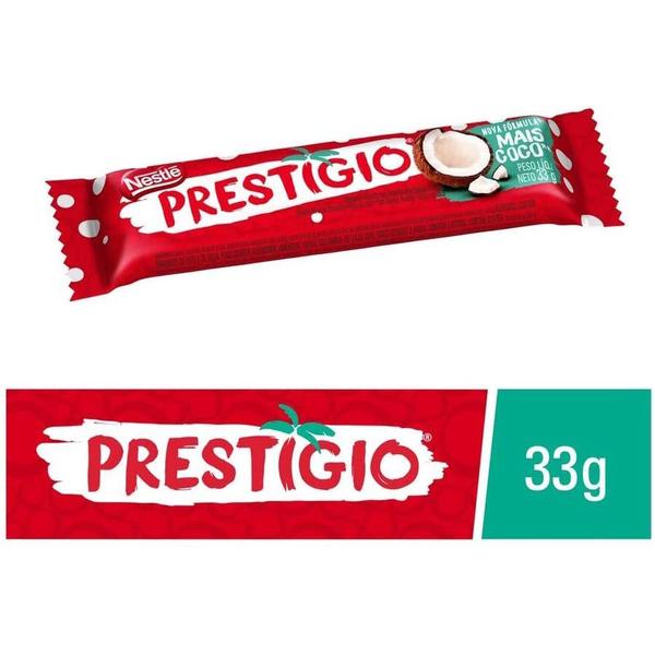 Kit 2 Caixas Chocolate Prestigio 33gr C/30 Und. - Nestlé Imagem de Kit 2 Caixas Chocolate Prestigio 33gr C/30 Und. - Nestlé