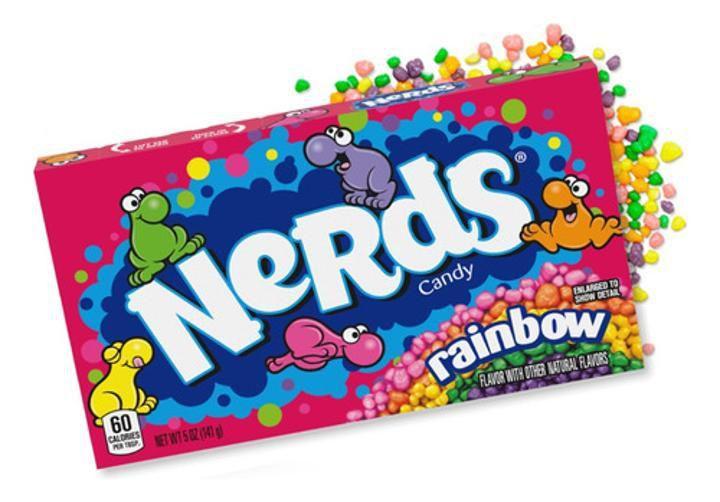 Imagem de Kit 2 Caixas De Balas Nerds Rainbow Candy 141G