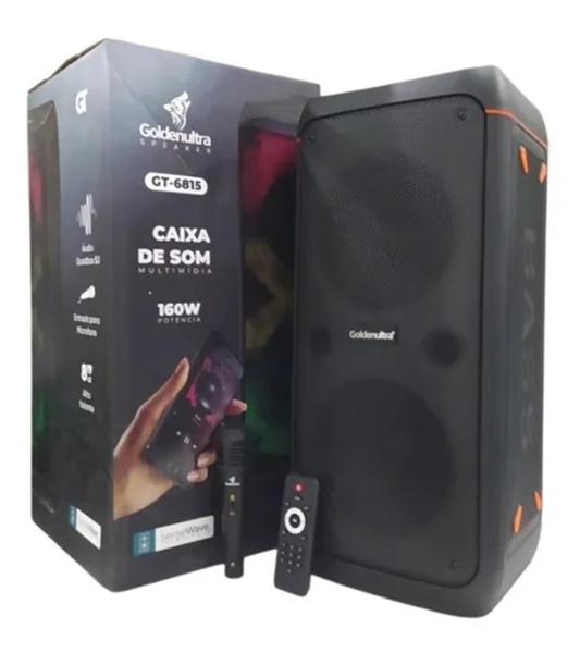 Imagem de Kit 2 Caixas de Som 160W RMS TWS GT-6815