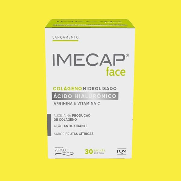 Imagem de Kit 2 caixas Imecap Rejuvenescedor Colágeno Verisol com Ácido Hialu 30 Sachês - FQM