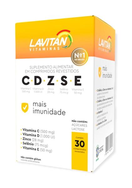 Imagem de Kit 2 caixas Lavitan CDZSE Mais Imunidade 30 Comprimidos - Cimed