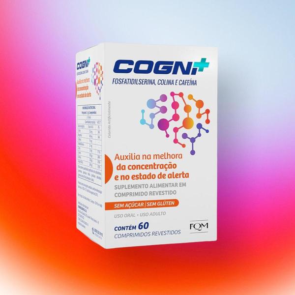 Imagem de Kit 2 caixas Suplemento Alimentar Cogni Mais 60 Comprimidos - FQM