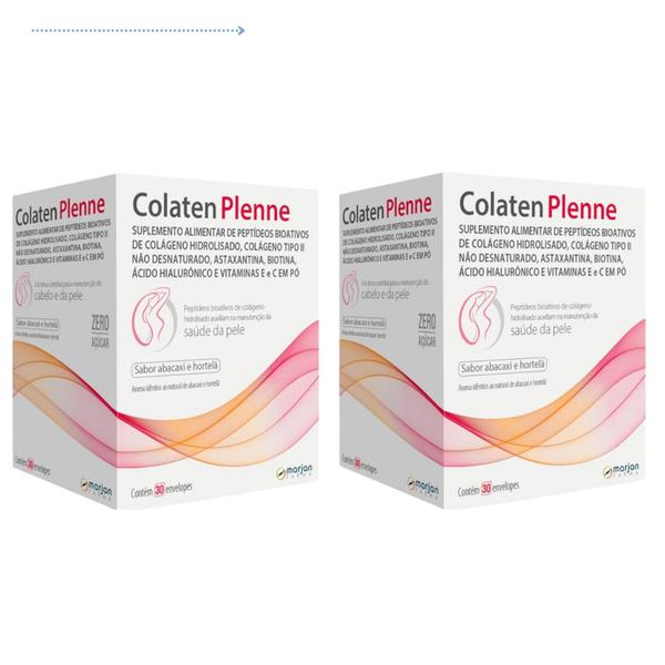 Imagem de Kit 2 caixas Suplemento Alimentar Colaten Plenne 30 Envelope - Marjan