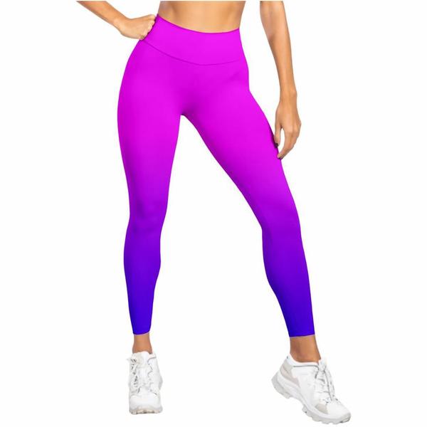 Imagem de Kit 2 Calça Legging Feminina Academia Grossa sem tranaparencia Cós alto