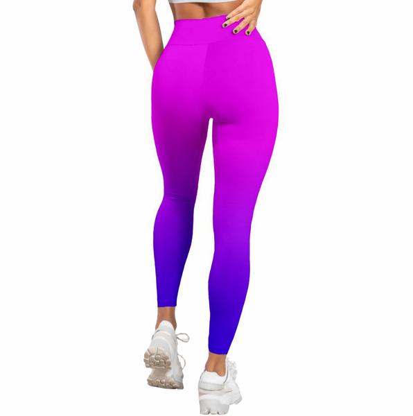 Imagem de Kit 2 Calça Legging Fitness Academia Degrade Caminhada Estampada Funcional Flexível