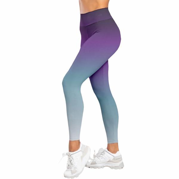 Imagem de Kit 2 Calça Legging Fitness Academia Degrade Caminhada Estampada Funcional Flexível