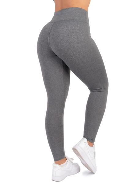 Imagem de Kit 2 Calças Legging Fitness Preta Cintura Alta Academia Levanta Bumbum Esporte Ginástica