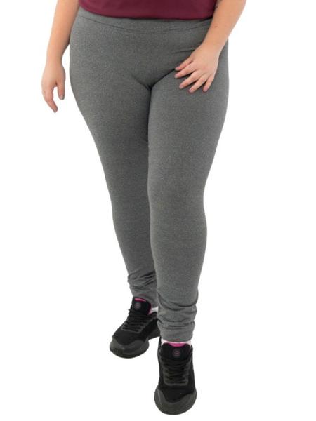 Imagem de Kit 2 Calças Legging Flanelada Plus Size Cintura Alta