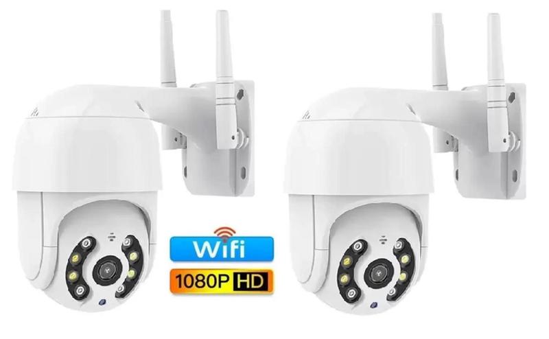 Kit 2 Câmera 360 Ip De Vigilância Residencial Inteligente - E-Think Imagem de Kit 2 Câmera 360 Ip De Vigilância Residencial Inteligente