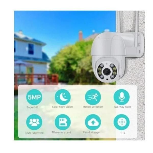 Kit 2 Câmera 360 Ip De Vigilância Residencial Inteligente - E-Think Imagem de Kit 2 Câmera 360 Ip De Vigilância Residencial Inteligente