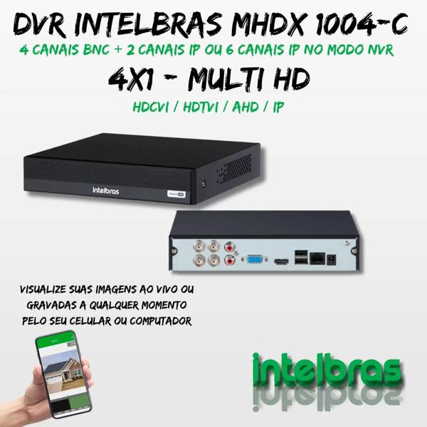 Imagem de Kit 2 Camera de Segurança Intelbras Alta Resolução Full color 1120 Vhd Hd 1tb