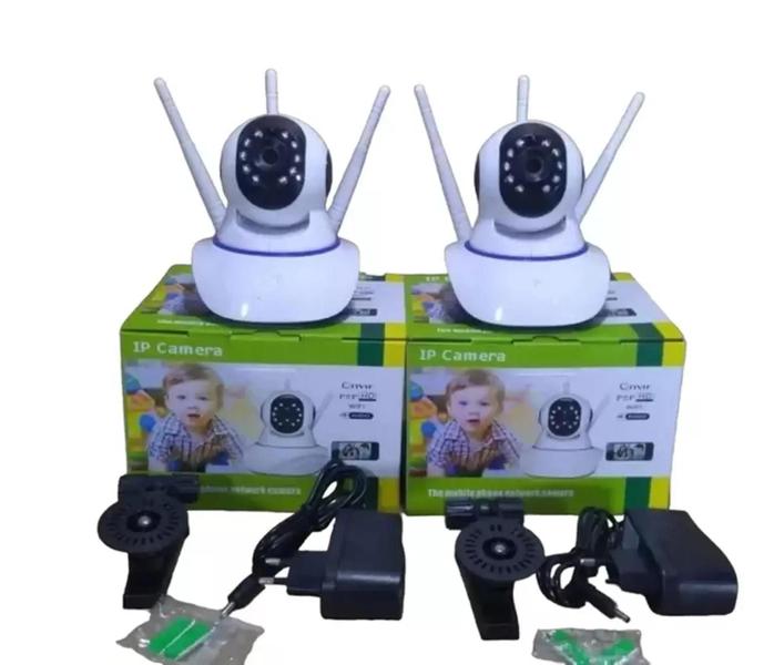 Imagem de Kit 2 Câmera Ip Espiã Robô 1080p Wifi Wireless Visão Noturna