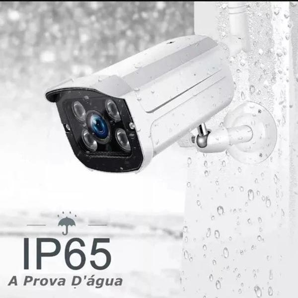 Imagem de kit 2 Camera Ip Externa A Prova D Agua Wifi Visao Noturna Hd Ip65