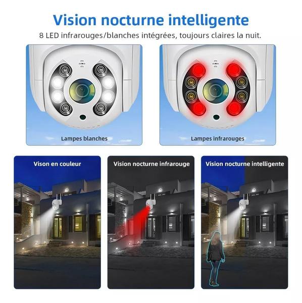 Imagem de Kit 2 Câmera Segurança App Yoosee Prova D'água Infravermelho Lâmpada Sem Fio Externa 360 Wifi