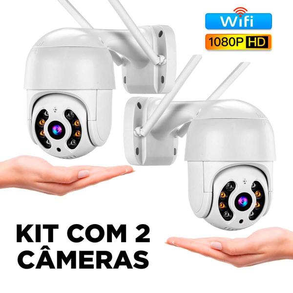 Imagem de Kit 2 Câmeras A8 À Prova D'Água Full Hd Infravermelho E Zoom