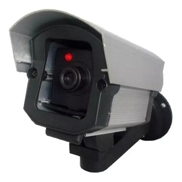 kit 2 Câmeras falsa com led bivolt 110/220v p/segurança residência e comércio - security parts Imagem de kit 2 Câmeras falsa com led bivolt 110/220v p/segurança residência e comércio