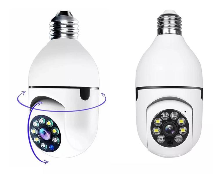 Kit 2 Cameras Vigilancia 360º 24h Wifi Yoosee Direto Celular cor branca Imagem de Kit 2 Cameras Vigilancia 360º 24h Wifi Yoosee Direto Celular cor branca