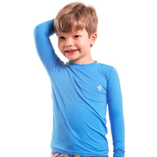 Imagem de Kit 2 Camisa Blusa Infantil Proteção Solar UV 50