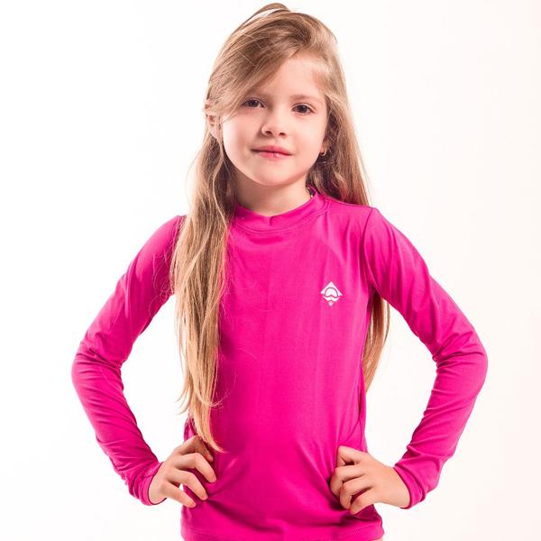 Imagem de Kit 2 Camisa Blusa Infantil Proteção Solar UV 50