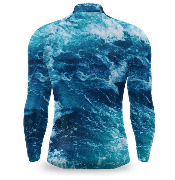 Imagem de Kit 2 Camisa Pesca Masculina Camiseta Blusa de Pescaria com Protecao UV 50 Secagem Rapida