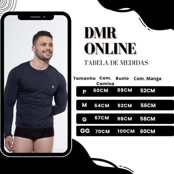 Kit 2 Camisa Térmica Masculina Proteção Uv 50+ Segunda Pele - The Lion Imagem de Kit 2 Camisa Térmica Masculina Proteção Uv 50+ Segunda Pele