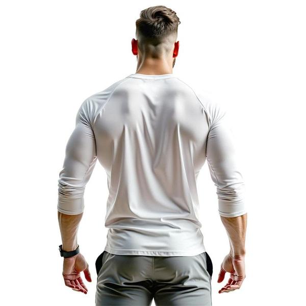 Imagem de Kit 2 Camisa Térmica Masculina UV Segunda Pele Protação Solar 50+ Manga Longa Dry Fit