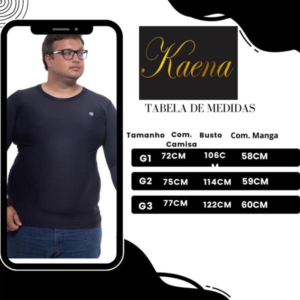 Imagem de Kit 2 Camisa  Termica Plus Size Proteção e Estilo para Atividades ao Ar Livre Cinza e Preto 14